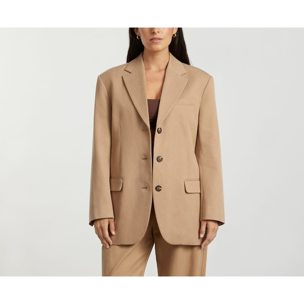 Everlane 'The 80s' Tan Blazer Size 0